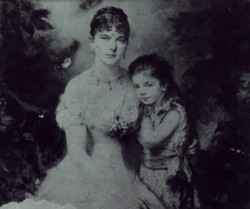 Магдалена Радзивилл с дочкой